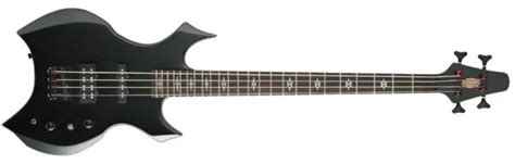 E-Bass Gothic Black Heavy Metal STAGG XB300-GBK