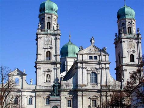 Passau, Germany - Passau Cathedral - Impressive Baroque architecture ...