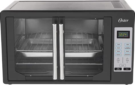 Oster TSSTTVFDDG-B French Door Toaster Oven, Extra Large, Black ...