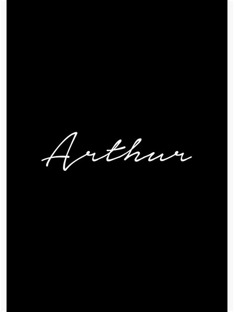 "Arthur Name Personalised Name Custom print " Spiral Notebook by commontruth | Redbubble