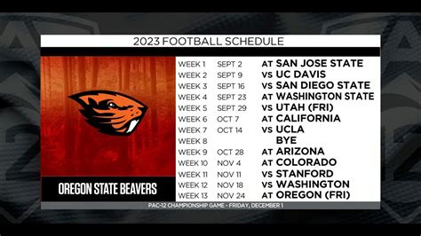 2024 Osu Beaver Football Schedule - venus silvia