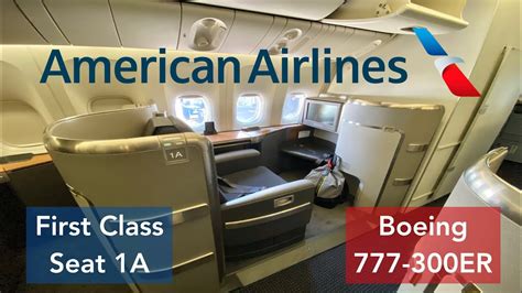 American Airlines 777-300ER Flagship First Class 4K - YouTube