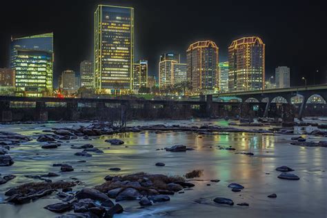 Night Lights | Downtown city lights of Richmond, Virginia. V… | Flickr