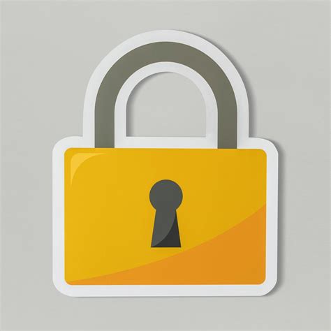 Isolated heart padlock graphic icon | Free stock vector - 457469