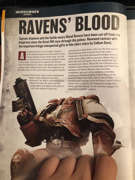 Index Astartes: Blood Ravens Lore : r/Warhammer40k