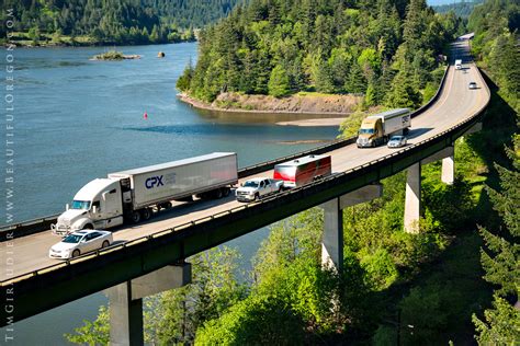 Interstate I-84 Columbia River Gorge, ODOT Oregon photography 510-177 ...