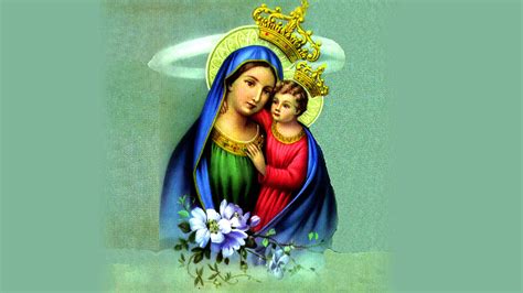 Mother Mary With Baby Jesus Hd Wallpaper Free Download God HD Wallpapers