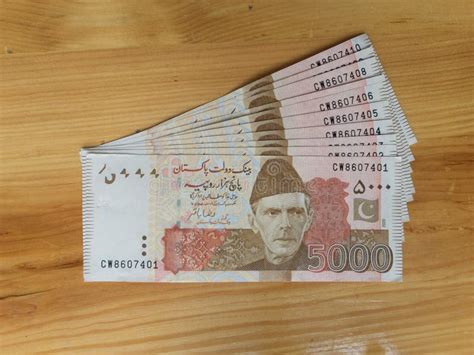 Pakistan Currency Notes of 5000 Rupees New Banknotes Stock Image - Image of note, banking: 225710741