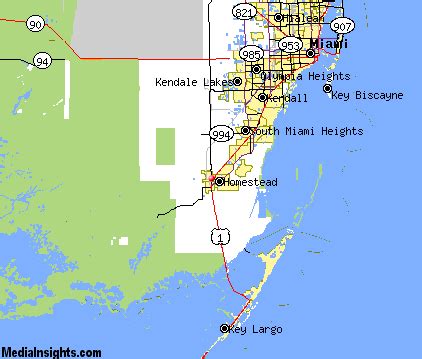 Homestead Florida .com Map