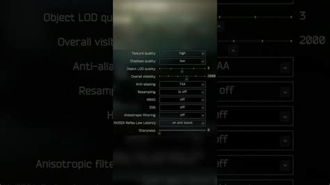 THE BEST ESCAPE FROM TARKOV SETTINGS!