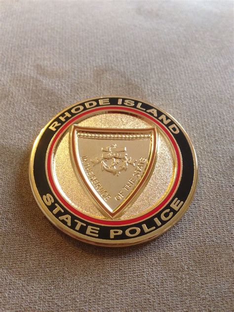 Rhode Island State Police | Police challenge coins, Rhode island state ...