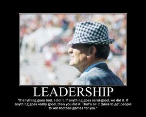 Bear Bryant Quotes. QuotesGram