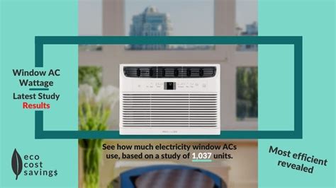 Window AC Wattage [2022 Study | Most Efficient & Lowest W]