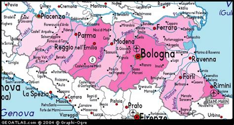 Italian province of Emilia-Romagna - Google Search in 2020 | Map ...