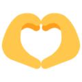 Heart Hands Emoji | Emoji Heart Hands Meaning