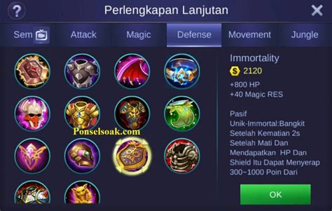 Build Item Gear Akai Mobile Legends Tersakit + Savage + Terkuat 2019