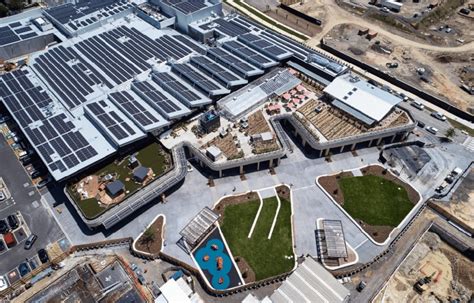 Burwood Brickworks Shopping Centre showing its 1MW solar PV array and... | Download Scientific ...