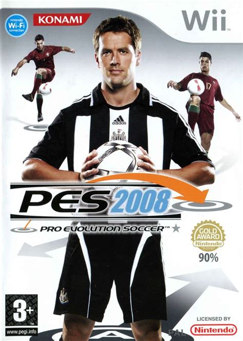 PES 2008: Pro Evolution Soccer cover or packaging material - MobyGames