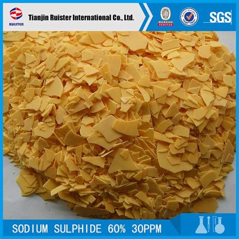 China Sodium Sulfide 30PPM Yellow Flakes Manufacturers, Suppliers, Factory - RUISTER