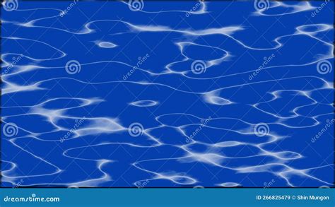 Graphic Effect Of Naturally Flowing Blue Waves Stock Image | CartoonDealer.com #266825479