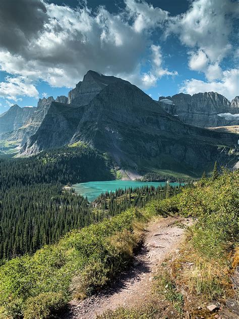 Grinnell Glacier Trail Photograph by Trice Jacobs - Fine Art America