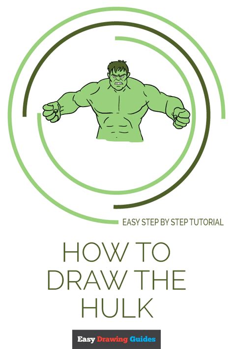 How to Draw the Hulk - Really Easy Drawing Tutorial | Drawing tutorial easy, Drawing tutorial ...