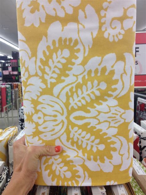 Hobby Lobby fabric $8.99/yrd large yellow floral print | Hobby lobby fabric, Craft materials ...