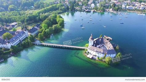 Gmunden, Traunsee, Lake Austria Summer Stock video footage | 8984395