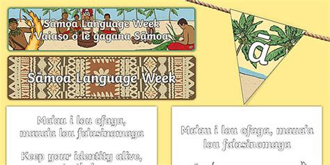 Samoan Language Week Posters Teacher Made Posters | Images and Photos ...