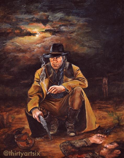 Western Gunslinger Art