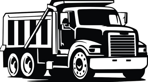 dump truck clipart, construction - free svg file for members - SVG - Clip Art Library