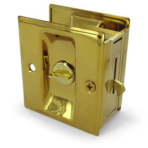 DoorKnobsOnline.com Offers: Deltana SDL25CR003 Pocket Door PVD Polished Brass Deltana Hardware ...
