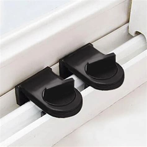 1PCS Practical Window Sliding Door Baby Safety Lock Black Doors ...