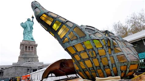 Statue of Liberty's original torch moved to new museum site - ABC7 New York