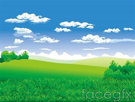 Countryside scenery vector EPS format Free Vector Backgrounds, Nature Backgrounds, Free Vector ...