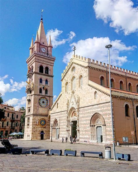 Messina Cathedral, another monument of Norman culture and architecture, built in XII-XIII ...