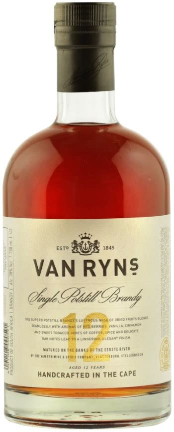 Best Extra Old Brandy – Van Ryn's / Single Potstill Brandy 12 Years Old – World brandy awards 2020