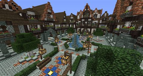 Lovely Medieval Square (Medieval Town Update1) With Download, Builders ...