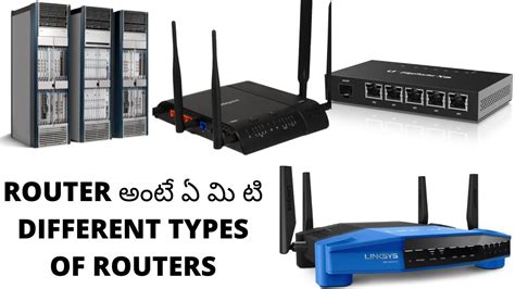 ROUTER అంటే ఏ మి టి || DIFFERENT TYPES OF ROUTERS || Explained in ...