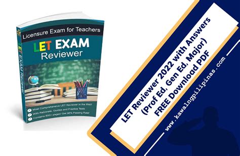 LET Reviewer 2022 with Answers (Prof Ed, Gen Ed, Major) FREE Download ...