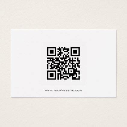 Black and White QR Code Consultant Business Card | Zazzle.com | Consultant business, Business ...
