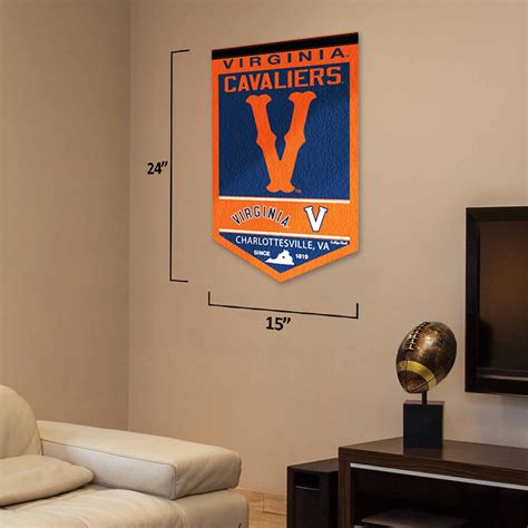 Virginia Cavaliers Heritage Logo History Banner - State Street Products