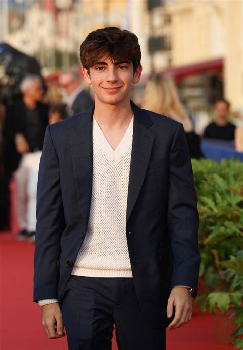 Photo : Leon Hesby sur le tapis rouge du prix du court métrage lors du 37ème festival du film de ...