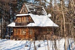 Traditional Wooden House Architecture In Zakopane Stock Image - Image ...