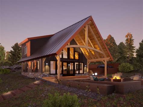 Prefab Post And Beam House - The Best Picture Of Beam