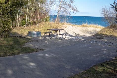 Harrisville State Park Campground at Harrisville State Park, Michigan ...