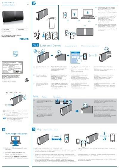 Philips Fidelio wireless portable speaker - User manual - ESP