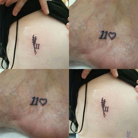 Tiny tattoos with number 11 by daisylu tattoo | New tattoos, Matching tattoos, Tiny tattoos