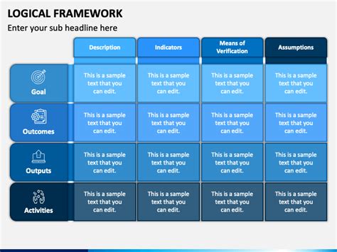 Logical Framework PowerPoint Template - PPT Slides