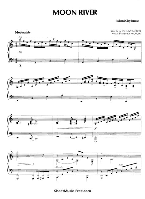 Richard Clayderman Sheet Music | ♪ SHEETMUSIC-FREE.COM